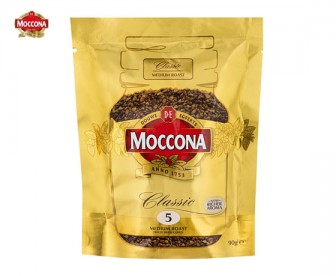 Moccona 摩可纳 经典5号中度烘焙美式速溶冻干纯咖啡粉 90克